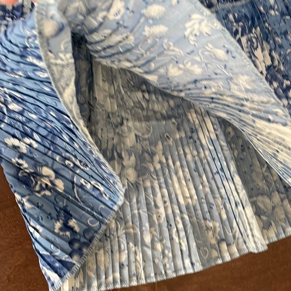 Vintage floral pleated skirt - Picture 4 of 6